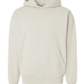 GankDWook premium oversized hoodie in ivory, front view