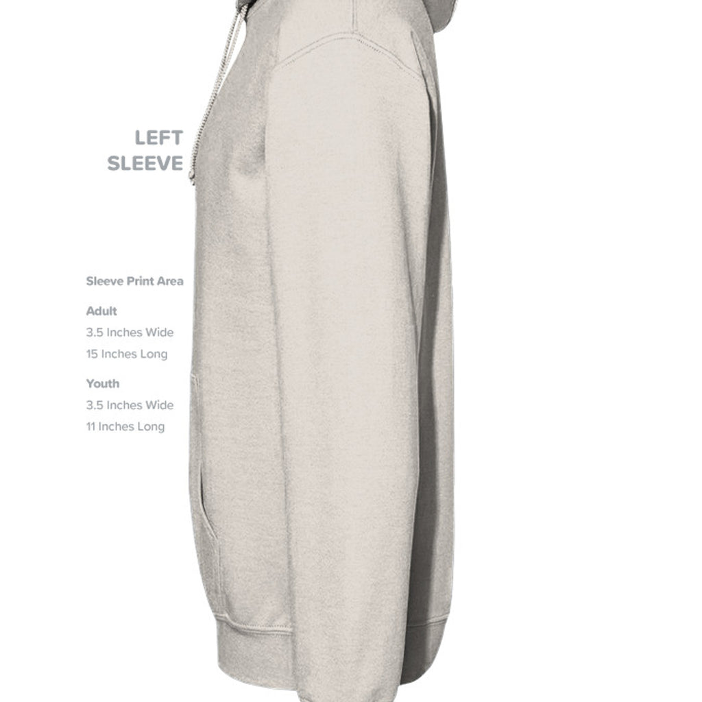 GankDWook oversized hoodie, left sleeve detail