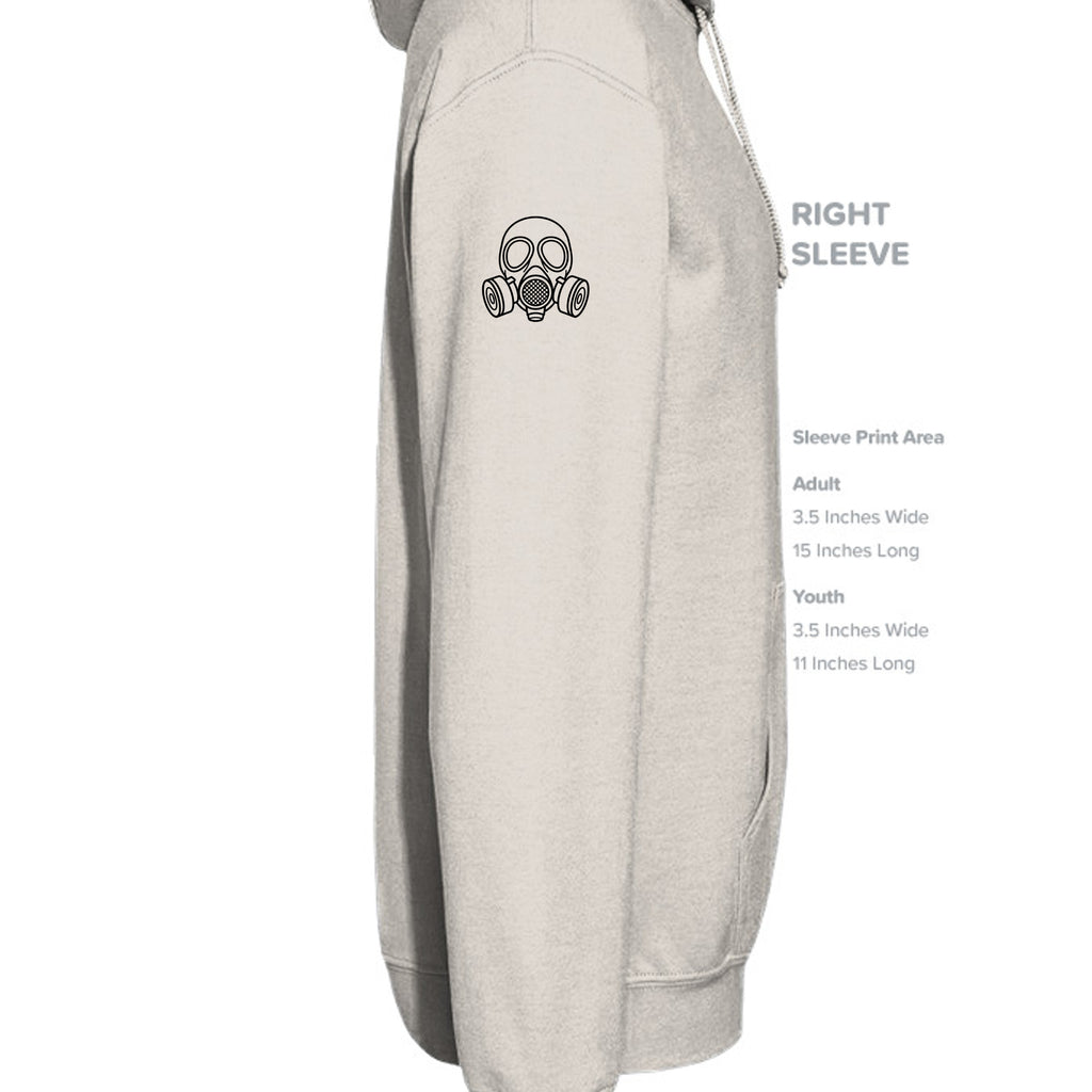 GankDWook oversized hoodie, right sleeve detail
